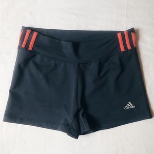 Adidas Climalite Black and Orange Shorts Size M